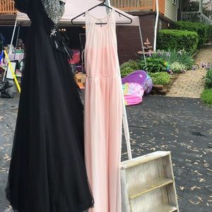 Blush pink formal dress